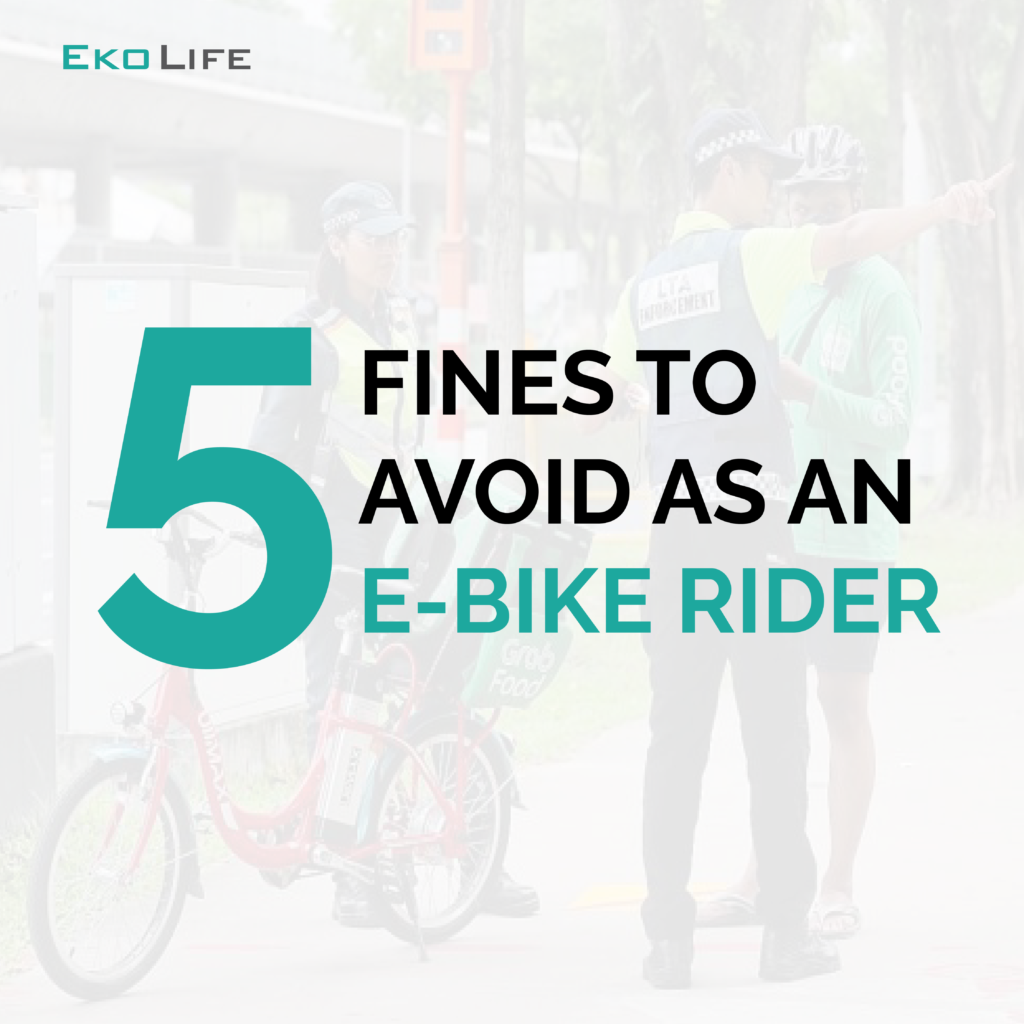 5 Fines To AVoid As An E-Bike Rider