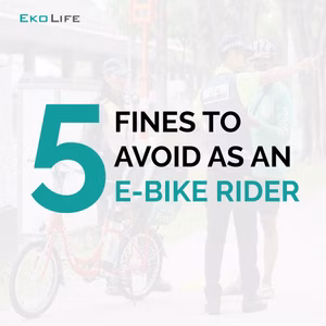 5 Fines To AVoid As An E-Bike Rider