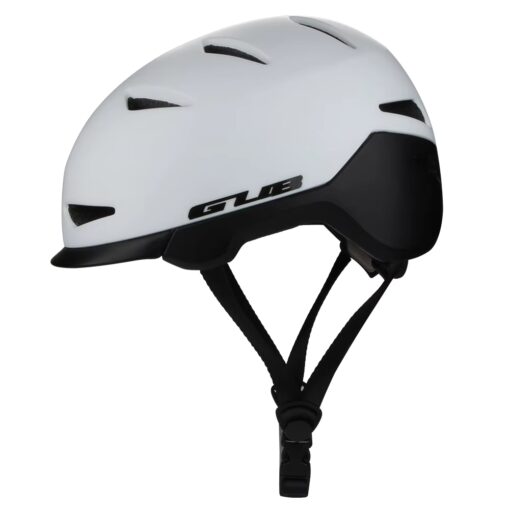 GUB City Race Bicycle Helmet - White Black