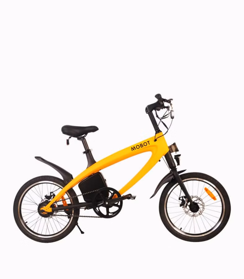 Mobot OVO Electric Bicycle - Standard 5.2AH (36V) + 7.8AH (36V) - Yellow