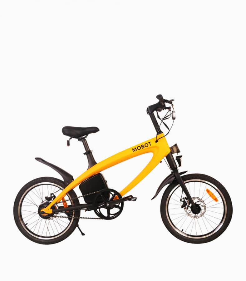 Mobot OVO Electric Bicycle - Standard 5.2AH (36V) + 7.8AH (36V) - Yellow