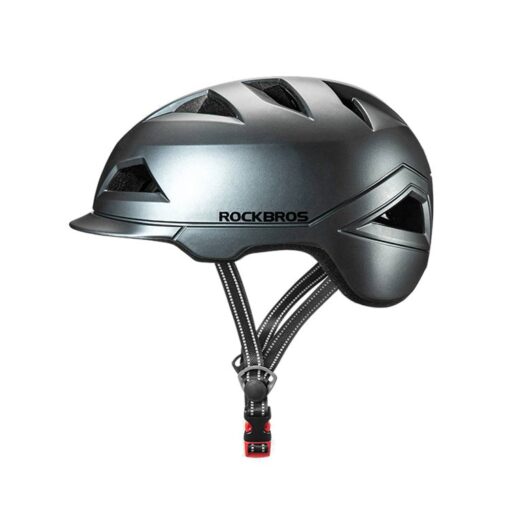 Rockbros TS-56 Bicycle Helmet with Visor - Titanium