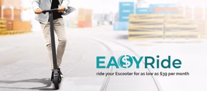 Affordable Escooter installment plan at Ekolife Shop banner.