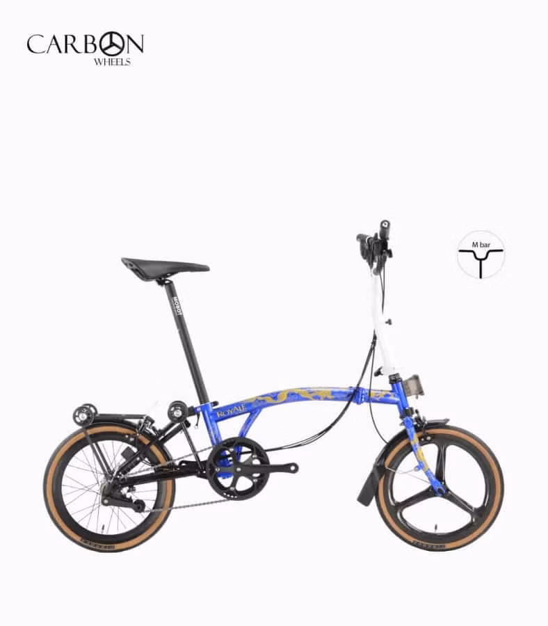 ROYALE Dragon 6 Speed M-Bar Carbon Foldable Bicycle