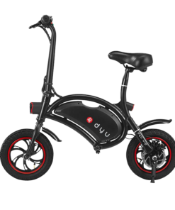 DYU D1 UL2272 Certified Electric Scooter with Front Child Seat and Rear Basket