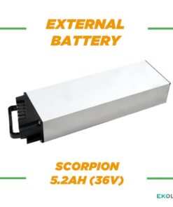 External Battery for Minimotors Scorpion - Standard 5.2Ah (36V)