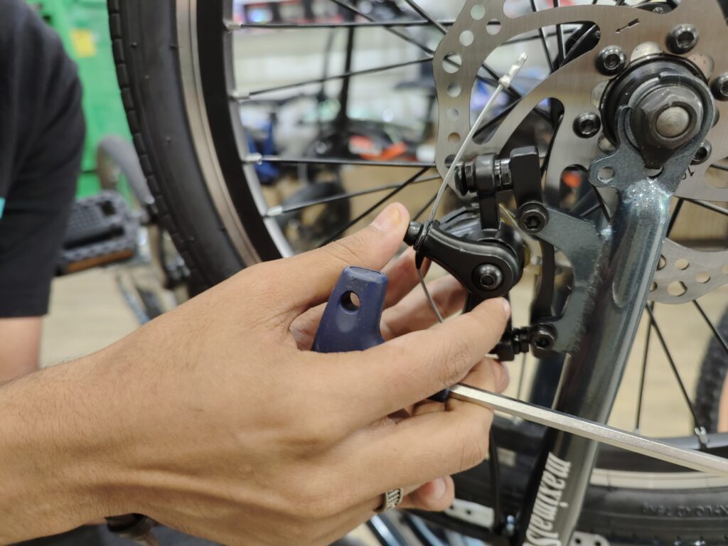 Bicycle Brake pad change