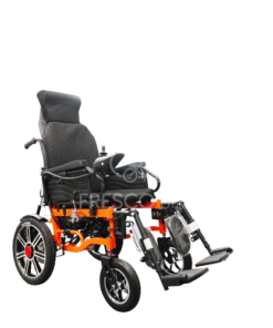 Fresco Recliner Heavy Duty Foldable Reclining Motorised Electric Wheelchair