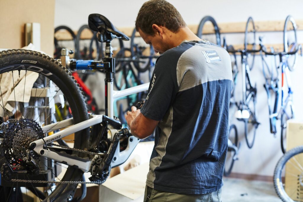 Servicing Bicycle