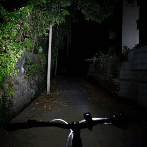 GUB GH-40 Front Light - 2000 Lumen - In Use