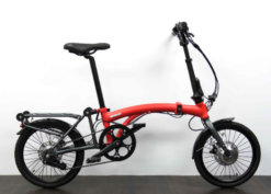 Alps S7DR 2023 Foldable Electric Bicycle - Samsung 6.8Ah (36V) - Satin Red