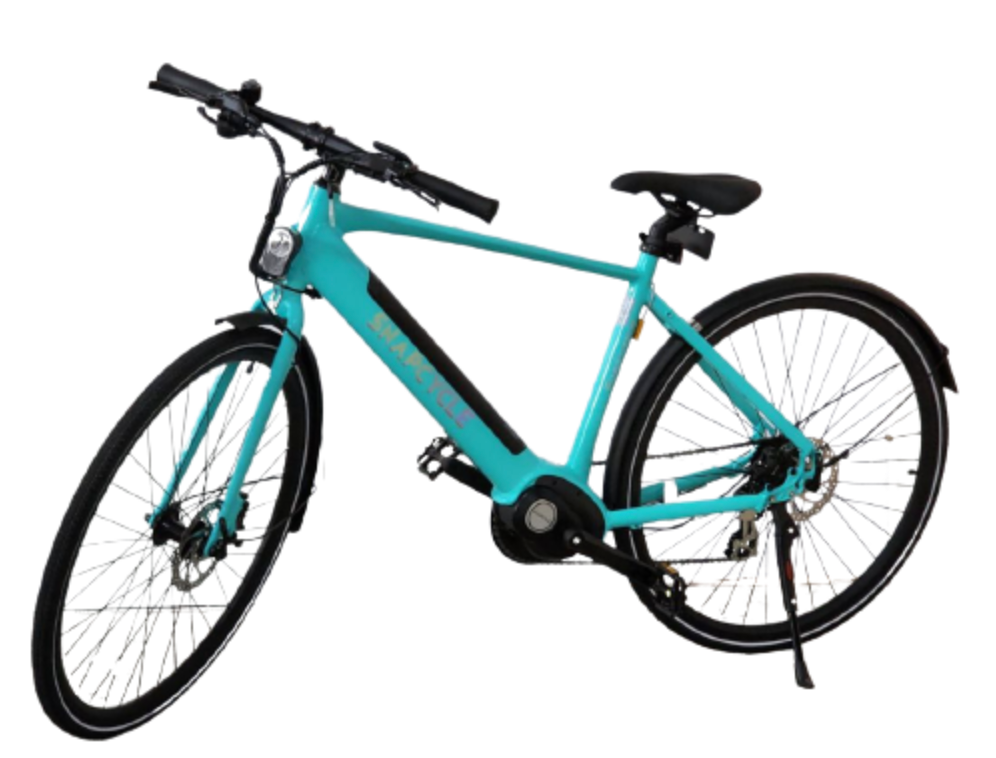 Snapcycle Roadmaster Electric Bicycle  - LG 14Ah (36V) - Tiffany Blue | singapore Electric Bicycle