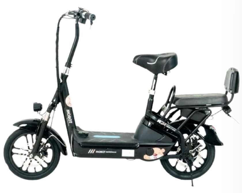 Mobot EV UL2272 Certified Electric Scooter - Standard 10Ah (48V) - Black