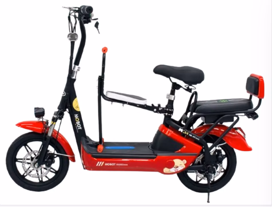 Mobot EV UL2272 Certified Electric Scooter - Standard 10Ah (48V) - Red