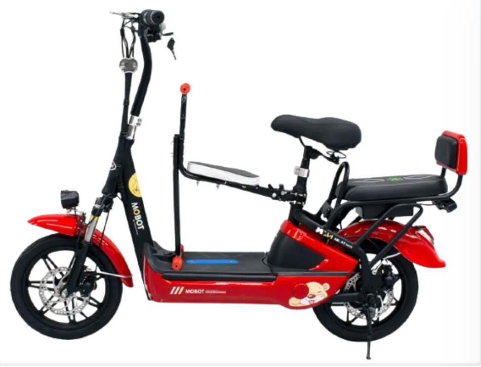 Mobot EV UL2272 Certified Electric Scooter - Standard 10Ah (48V) - Red