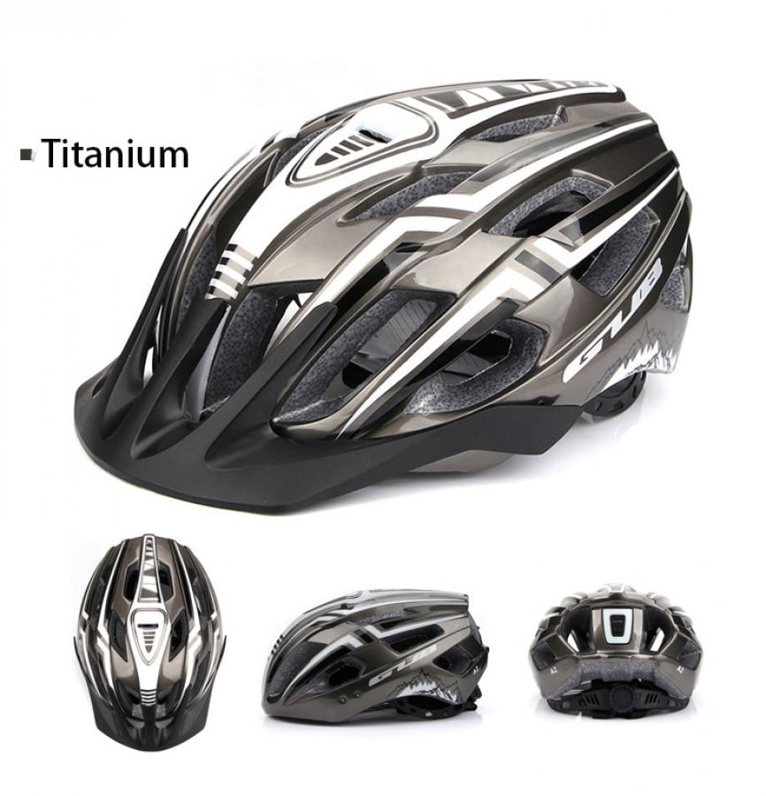 GUB A2 Helmet with Rear Light - Titanium For electric bicycle rider