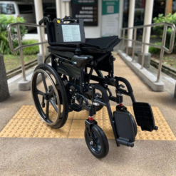 eDegree EW5 Heavy Duty Carbon Steel Electric Wheelchair - Folded