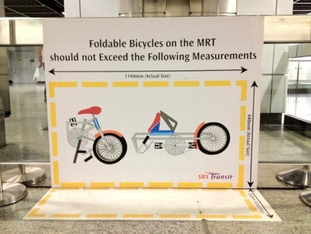 E-bike Folding Measurement Guide for MRT