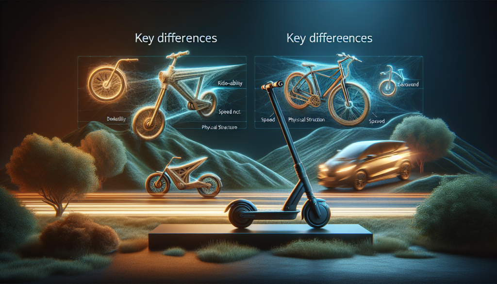 Electric Scooter vs. E-Bike: Understanding the Key Differences