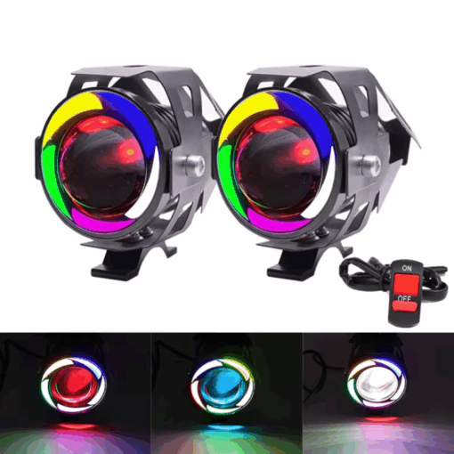 Angel/Devil Eye LED Spotlight, 12V-80V - light modes