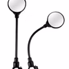 DH004 Permanent Round Rearview Mirror for Bicycle (Pair) showing sleek round reflective design for safe cycling