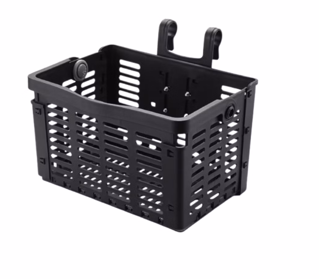 Folding Front Bicycle Basket, 31.5x22.5x20.5 cm lightweight and foldable bike basket for easy carrying and storage