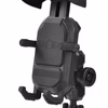 Reinforced 6-Claw Handlebar Phone Holder for Mountain Bikes securing smartphone on bike handlebars