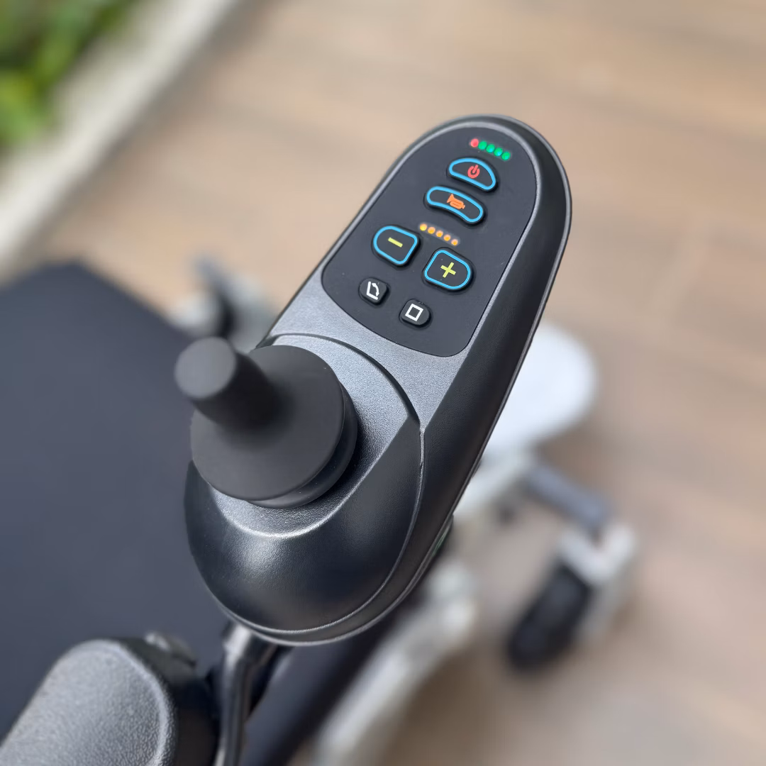 eDegree EW7 Auto Reclinable Electric Wheelchair - Joystick