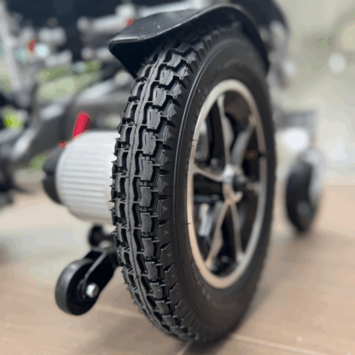 eDegree EW7 Auto Reclinable Electric Wheelchair - Wheel
