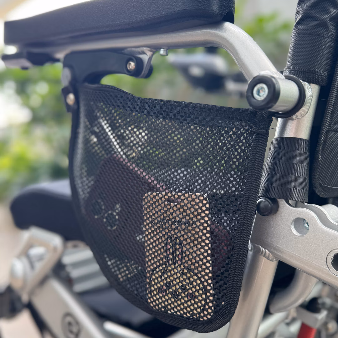 eDegree EW7 Auto Reclinable Electric Wheelchair - Side Pouch