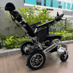 eDegree EW7 Auto Reclinable Electric Wheelchair - Reclined
